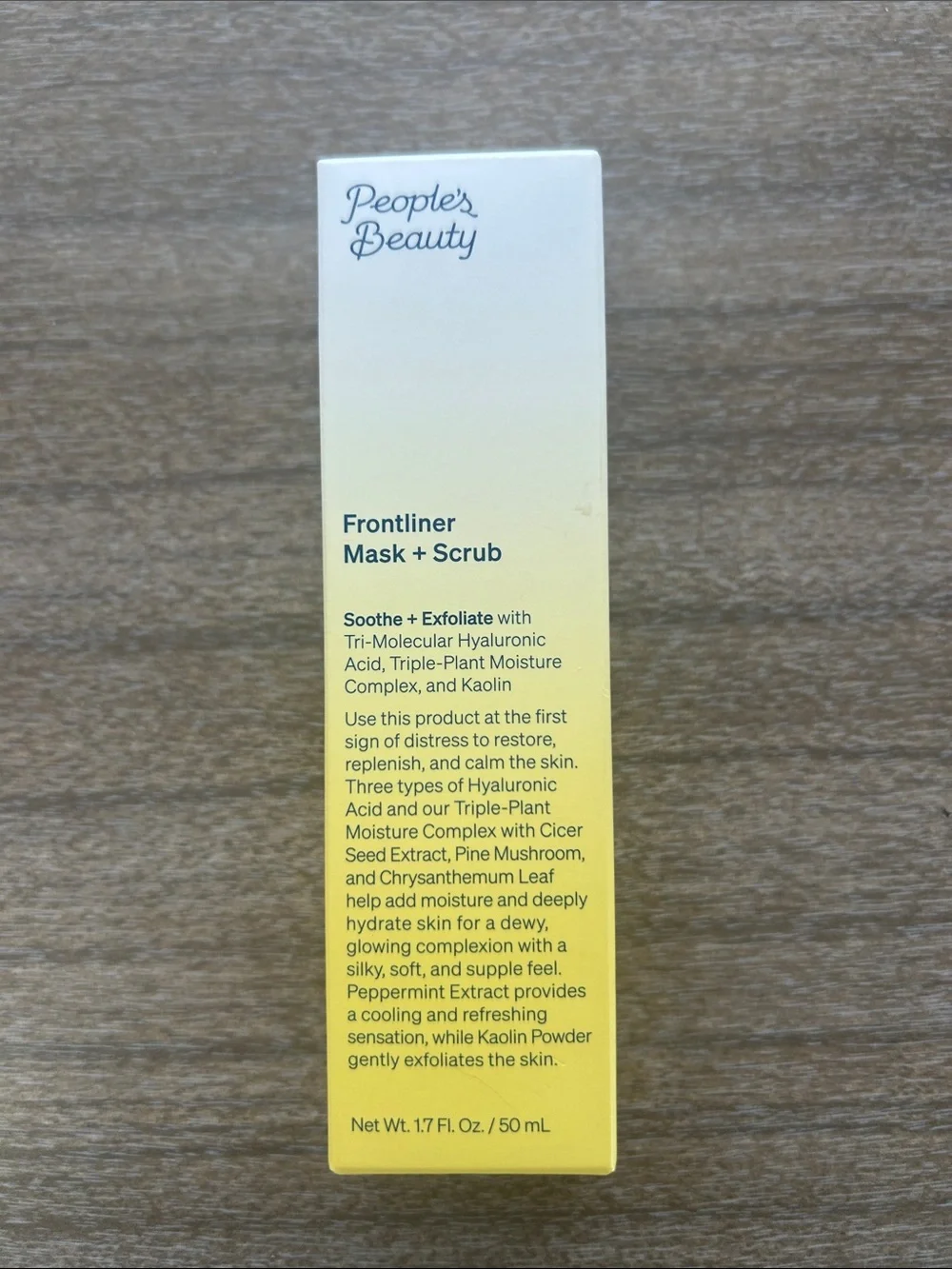 Frontliner Mask + Scrub — Yellow Soothing Mask